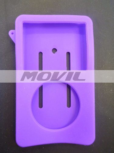 Protector Silicon Morado Case Ipod Clasico